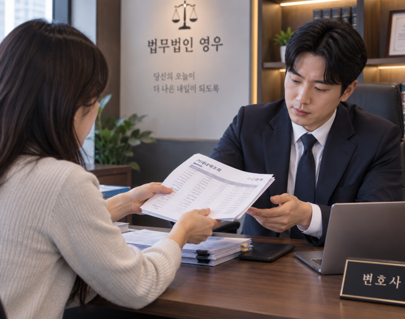 일산 개인회생 변호사, 금융거래 내역까지 확인해야 할까요?