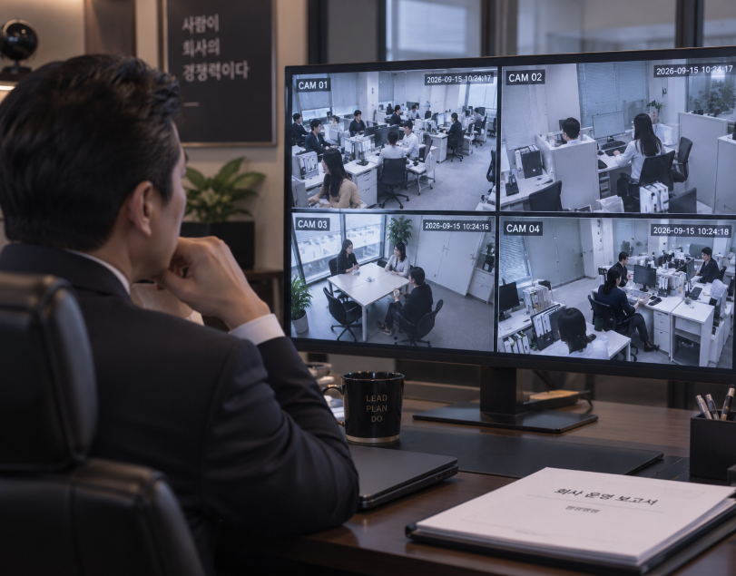 회사 CCTV로 직원을 계속 감시해도 괜찮을까요?
