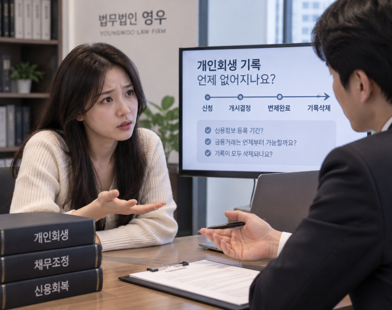 진천 개인회생, 개인회생 기록은 언제 없어지나요?