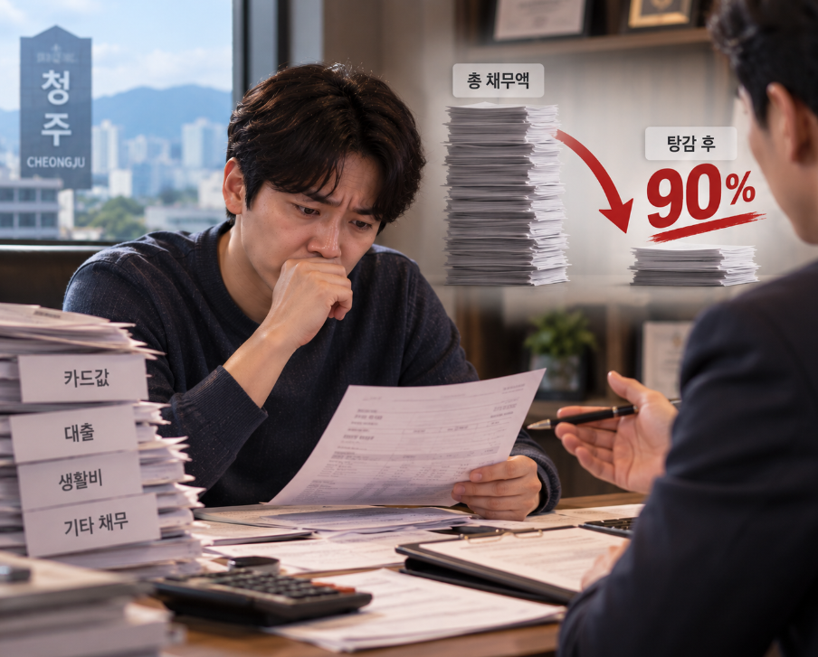 청주 개인회생 변호사와 함께 진행하면 원금 90% 탕감도 가능한가요?