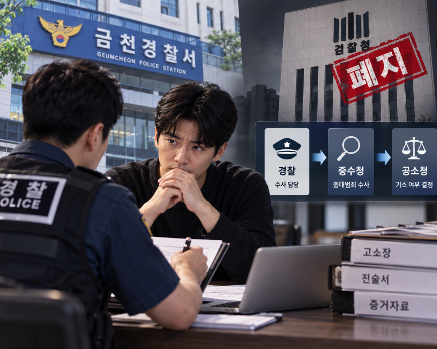금천구 경찰조사, 검찰청 폐지 후 초기 대응이 중요한 이유는 무엇일까요?