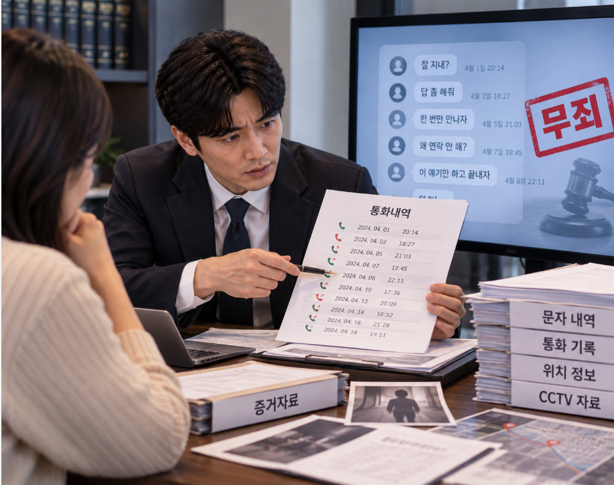 구로구 스토킹 무죄, 연락을 여러 번 했어도 가능할까요?