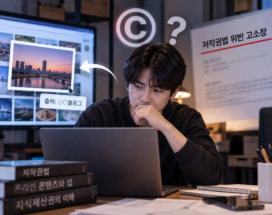 가산 저작권법 위반 고소, 출처를 밝혀도 처벌될까요?